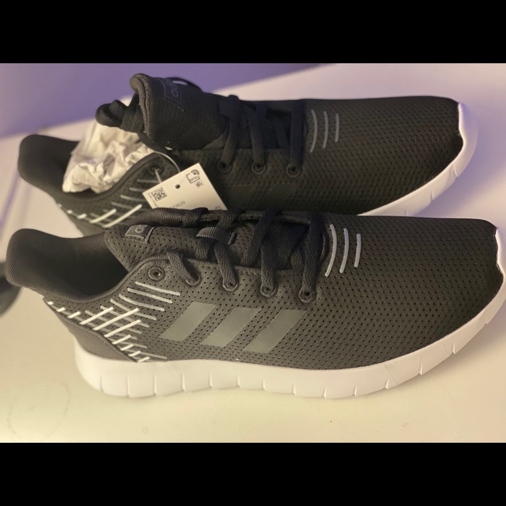 Black Unisex Adidas Running Shoes